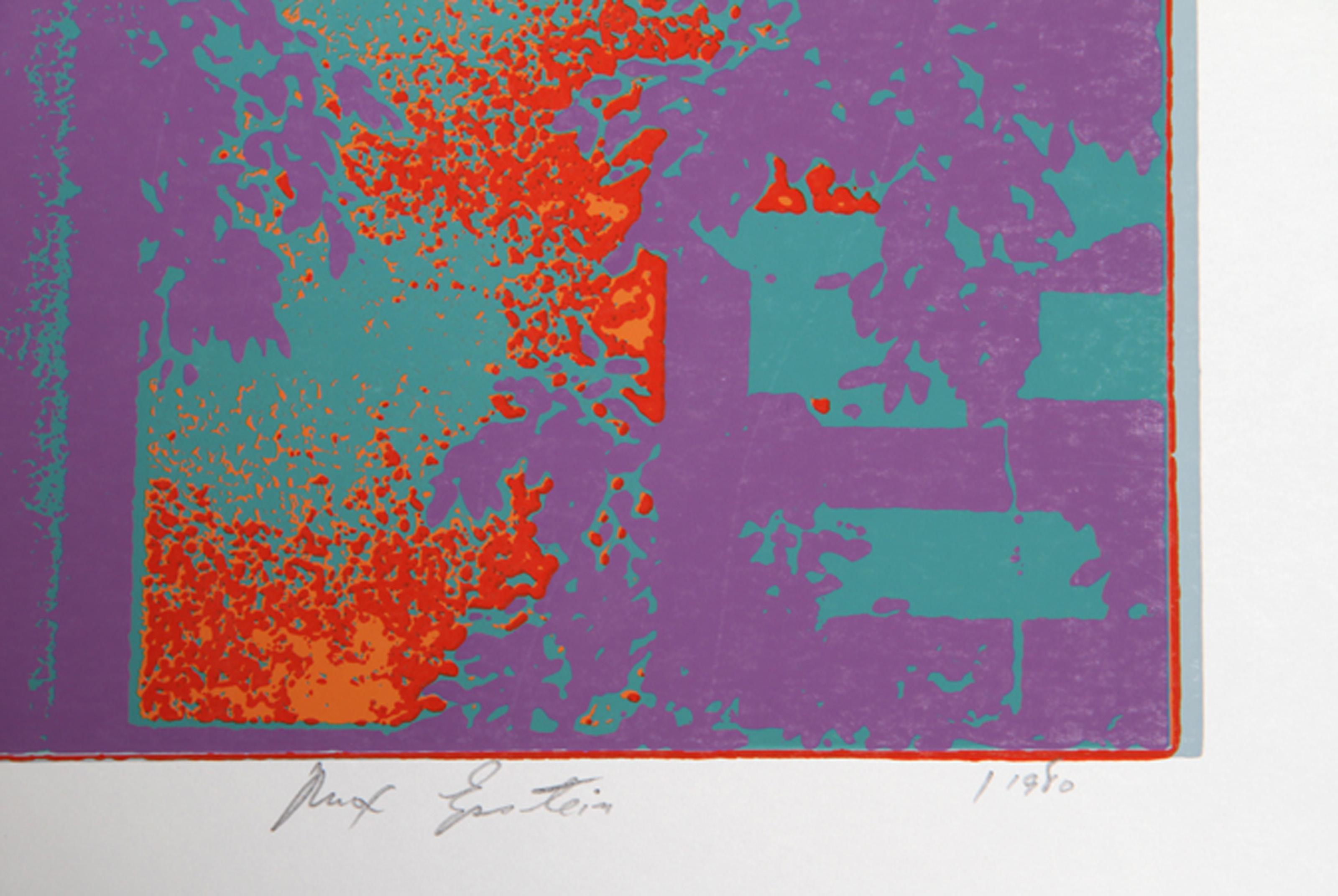 Whitney, Psychedelic Screenprint by Max Epstein For Sale 2
