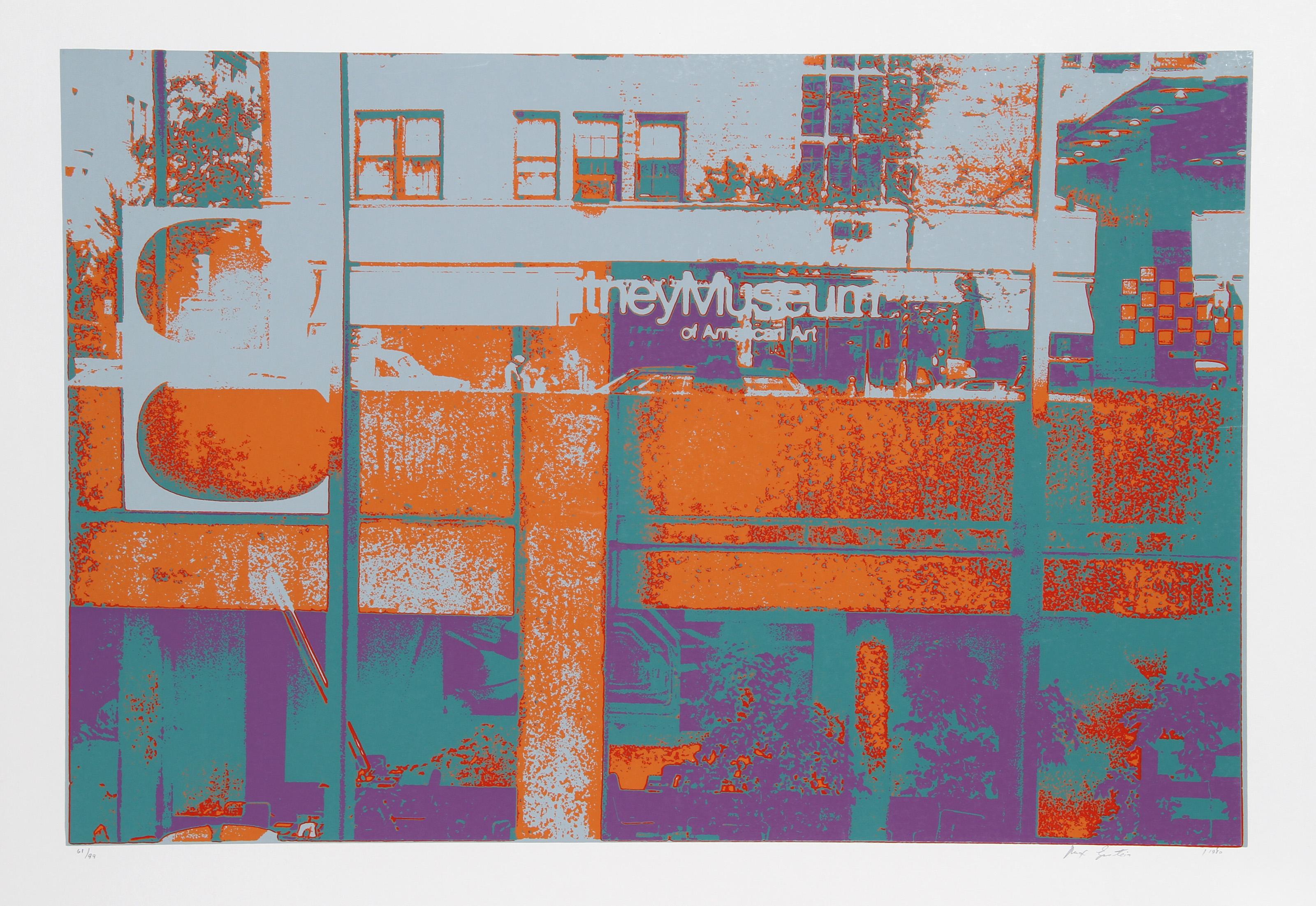 Whitney, Psychedelic Screenprint by Max Epstein
