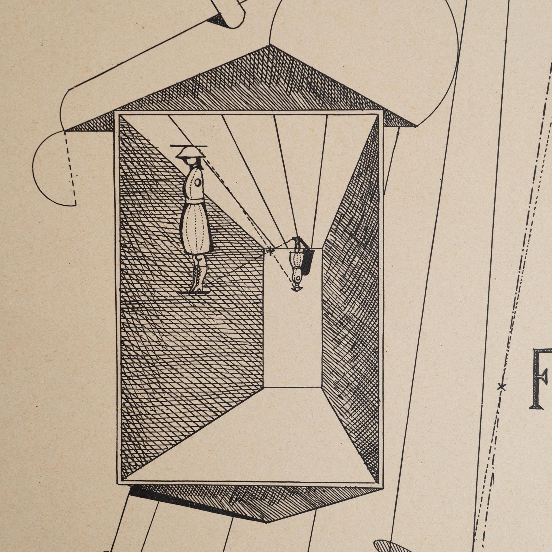 Max Ernst „Fiat Modes - Pereat Ars“ Dada-Kunstwerkdruck, 1970 (Deutsch) im Angebot
