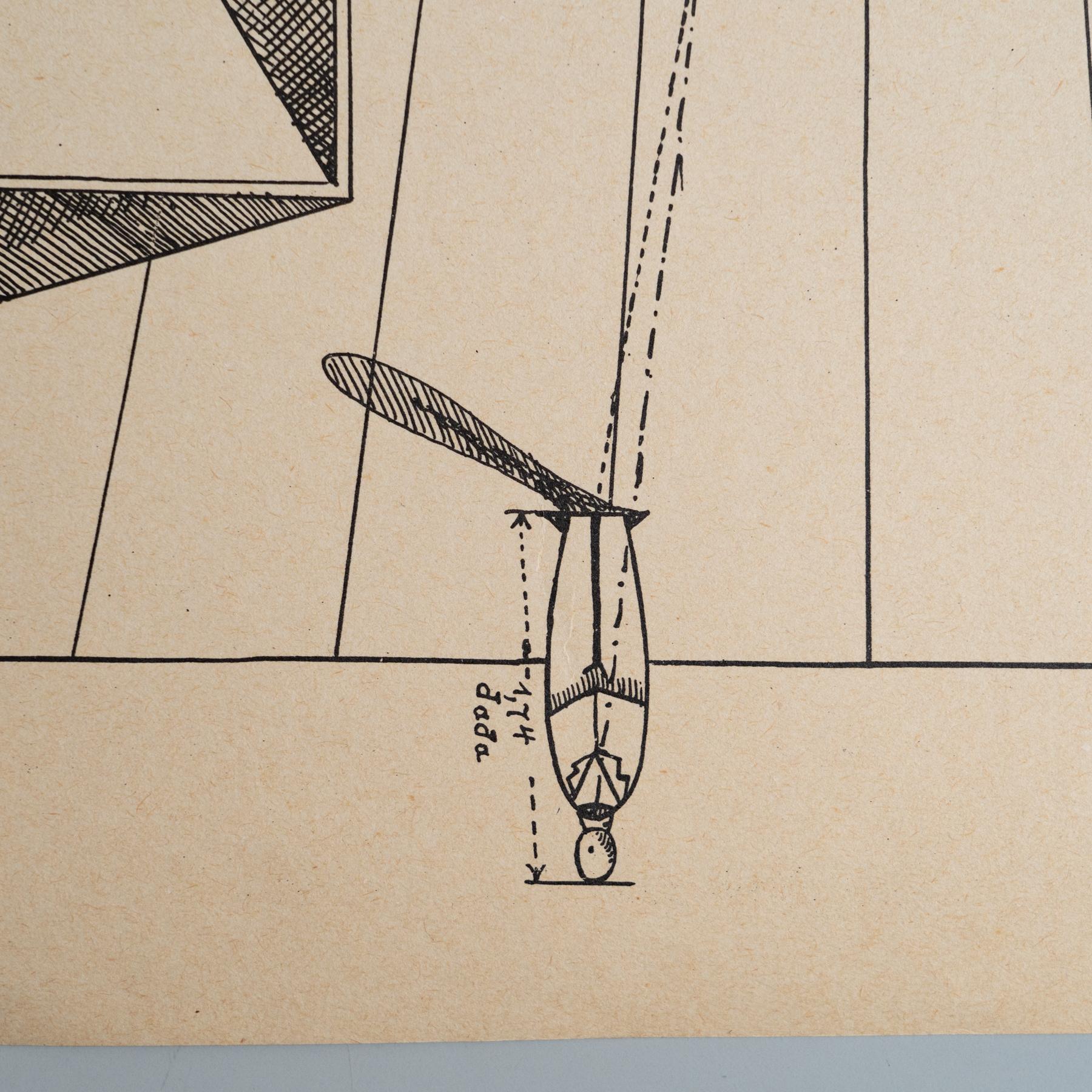 Max Ernst „Fiat Modes - Pereat Ars“ Dada-Kunstwerkdruck, 1970 im Zustand „Gut“ im Angebot in Barcelona, Barcelona