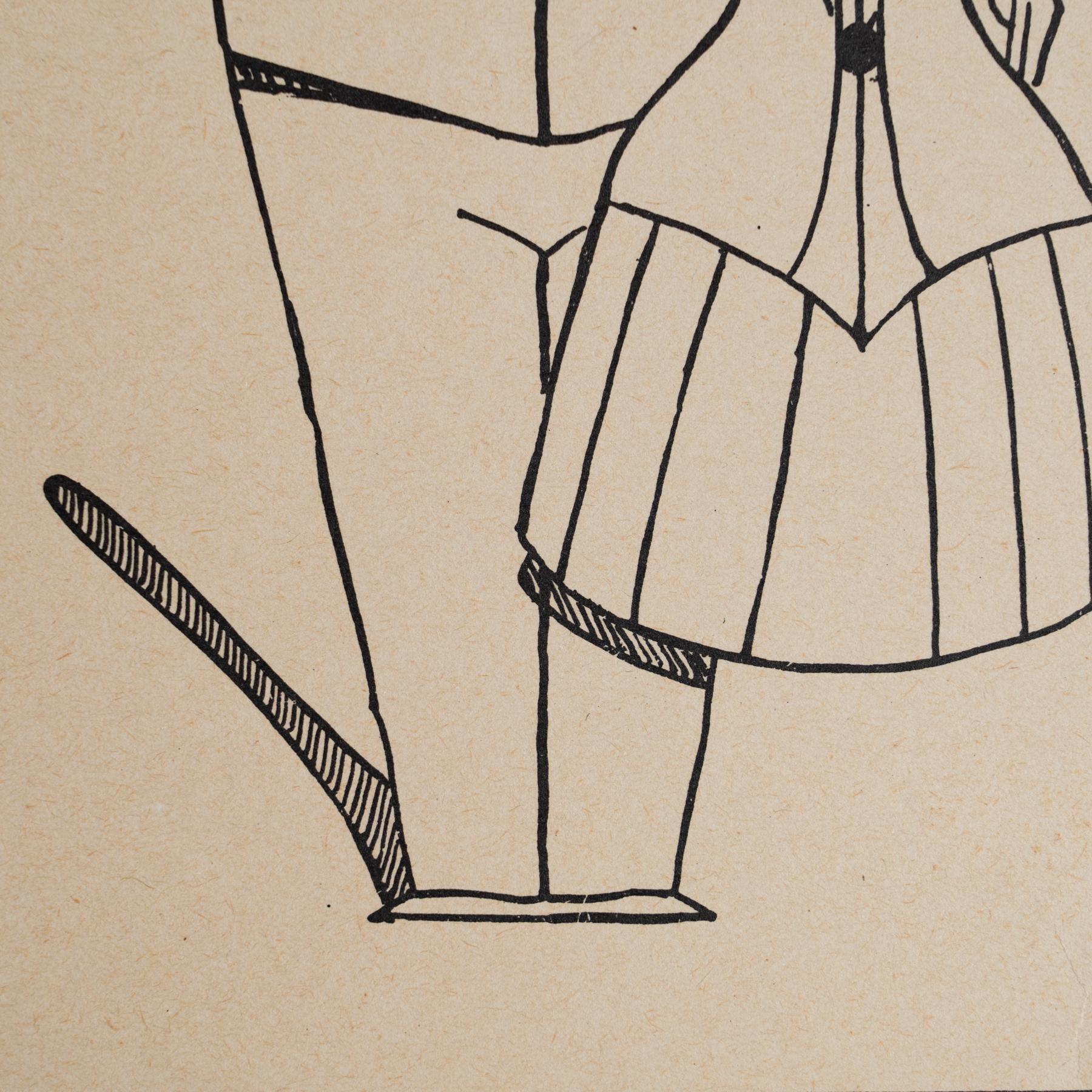 Max Ernst „Fiat Modes - Pereat Ars“ Dada-Kunstwerkdruck, 1970 (Ende des 20. Jahrhunderts) im Angebot