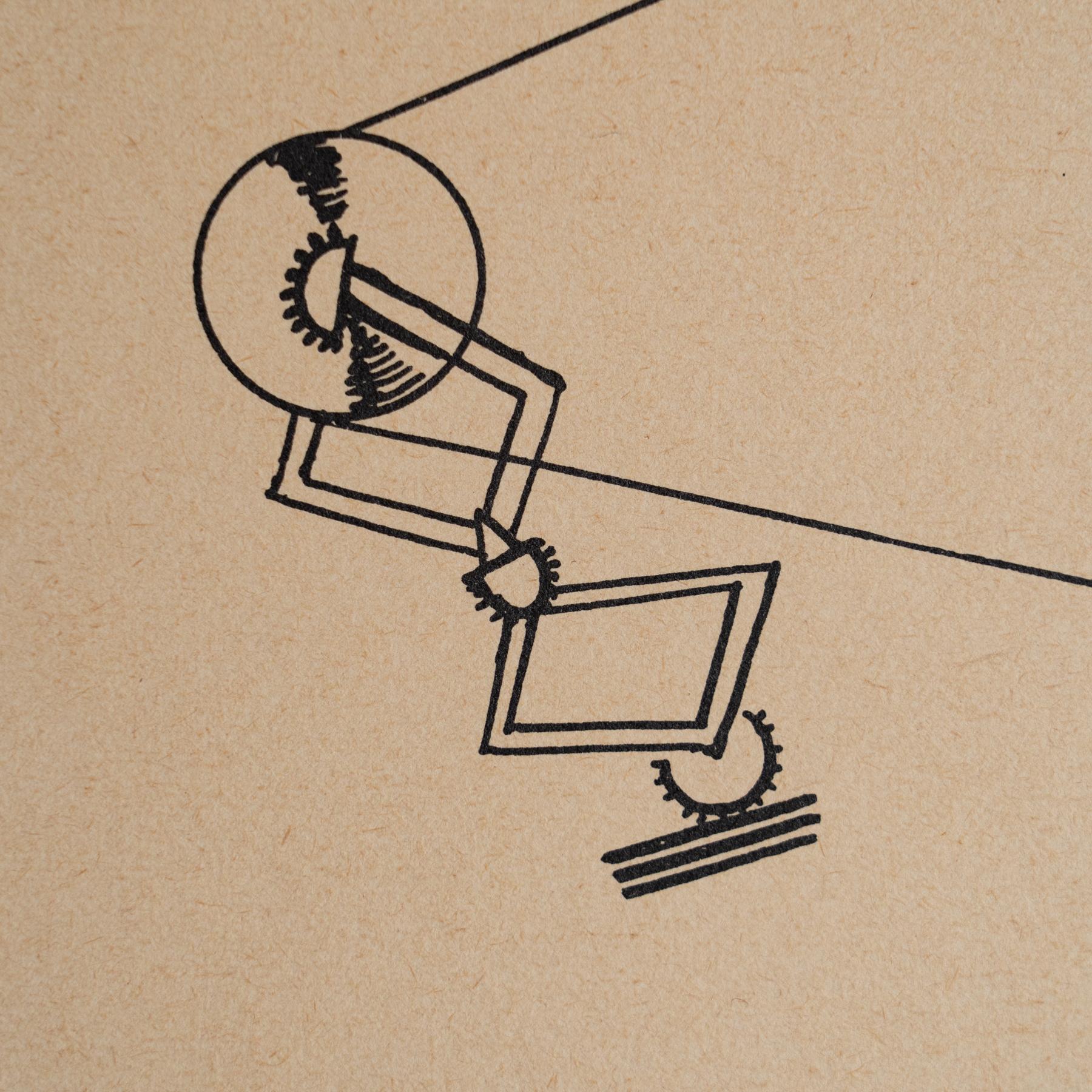 Max Ernst „Fiat Modes - Pereat Ars“ Dada-Kunstwerkdruck, 1970 (Ende des 20. Jahrhunderts) im Angebot