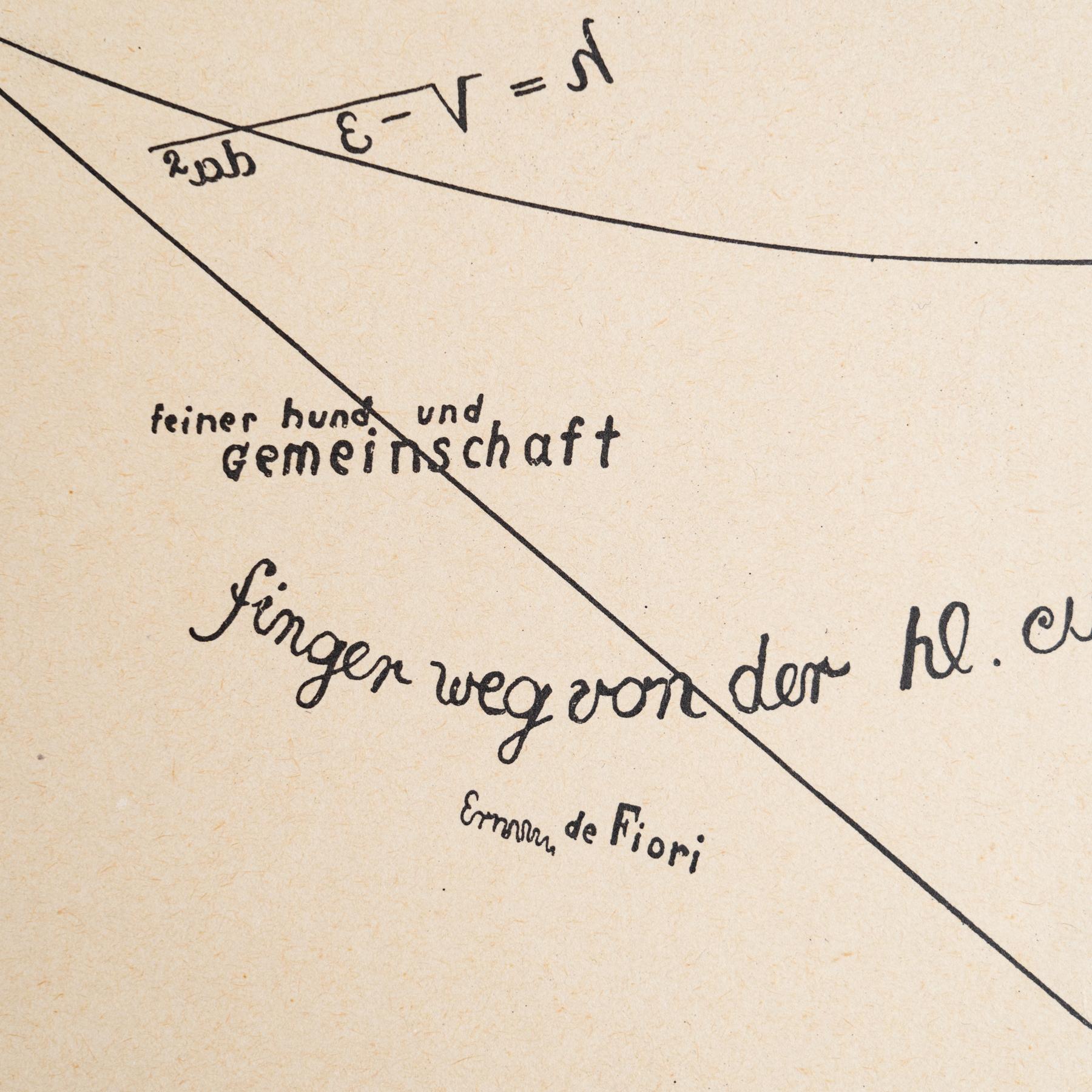 Max Ernst „Fiat Modes - Pereat Ars“ Dada-Kunstwerkdruck, 1970 (Papier) im Angebot