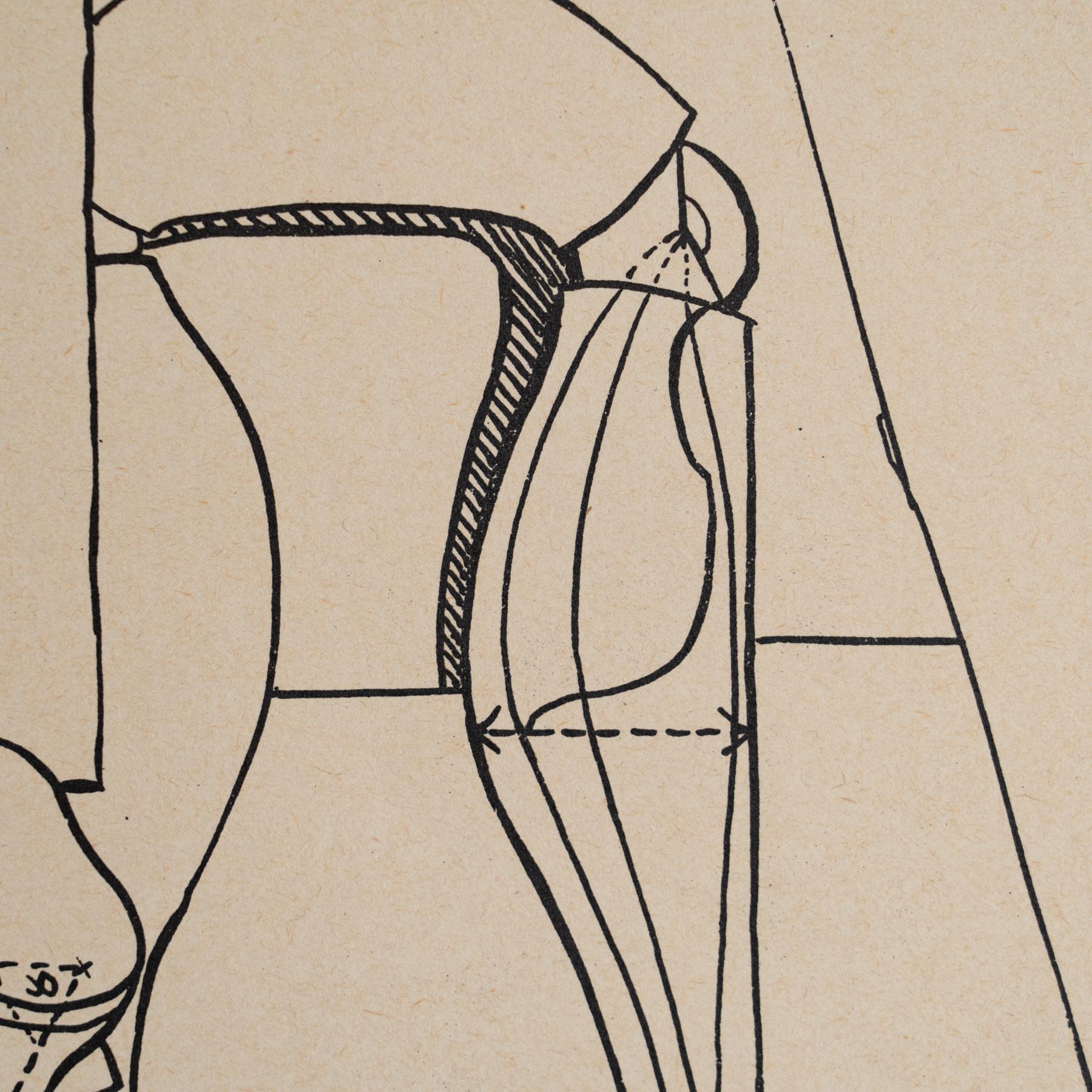 Max Ernst „Fiat Modes - Pereat Ars“ Dada-Kunstwerkdruck, 1970 im Angebot 1