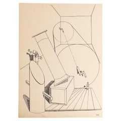 Max Ernst "Fiat Modes - Pereat Ars" Stampa d'arte DADA, 1970