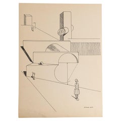 Max Ernst "Fiat Modes - Pereat Ars" Stampa d'arte DADA, 1970