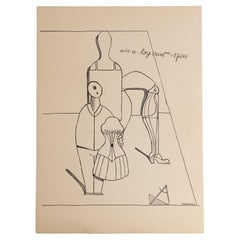 Max Ernst "Fiat Modes - Pereat Ars" Stampa d'arte DADA, 1970