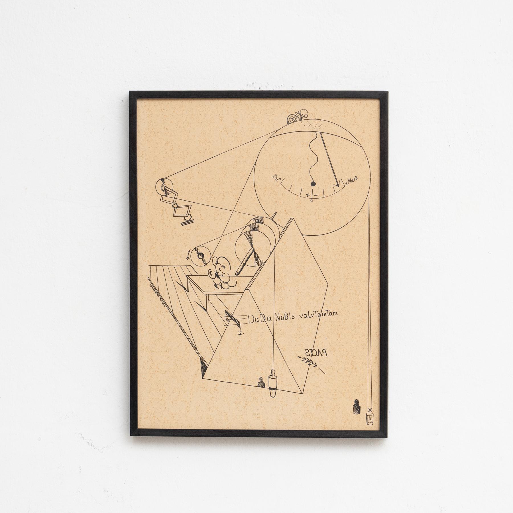 Max Ernst „Fiat Modes - Pereat Ars“ Gerahmter Dada-Kunstdruck mit Rahmen, 1970

Entdecken Sie die avantgardistische Welt des DADA mit Max Ernsts 