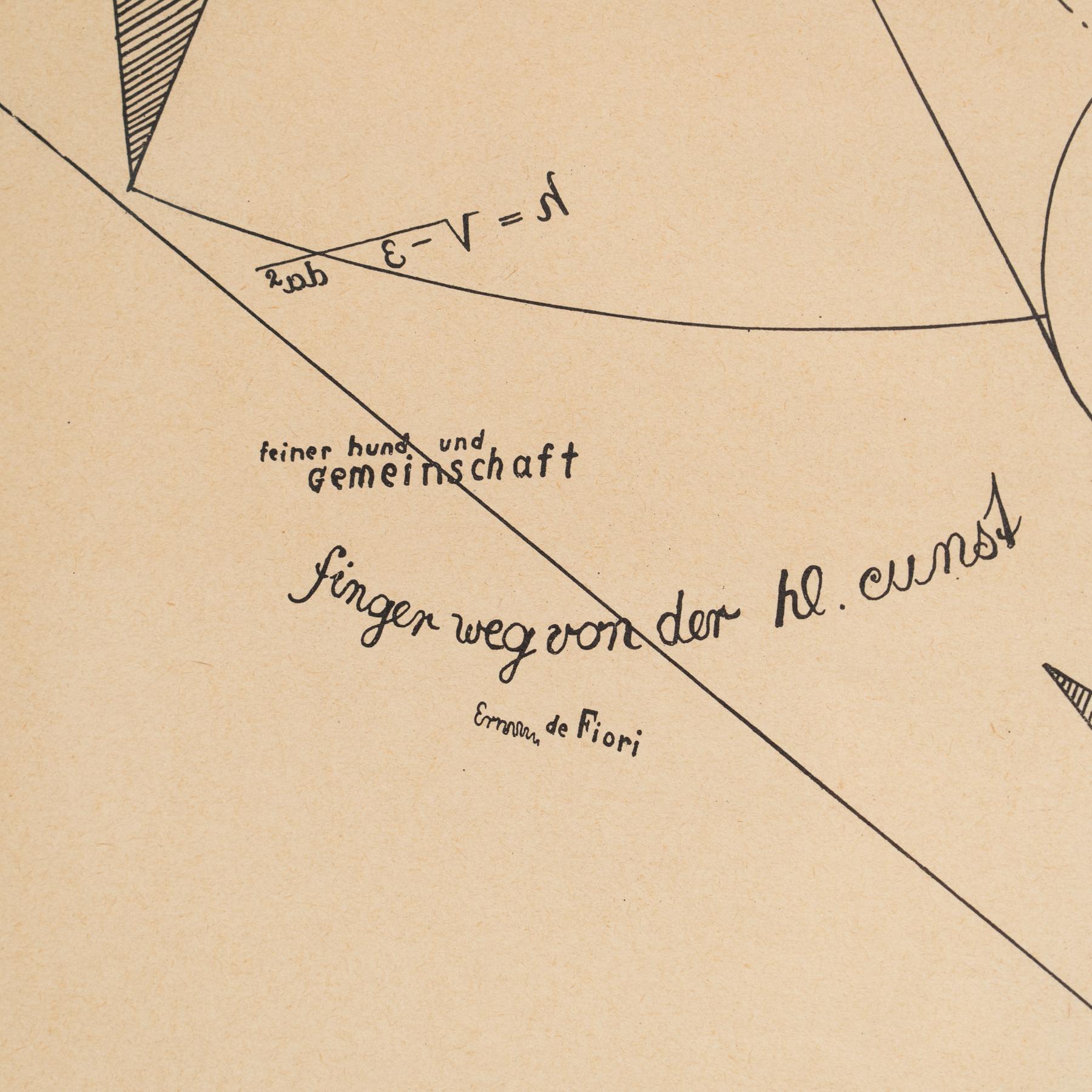 Max Ernst „Fiat Modes - Pereat Ars“ Gerahmter Dada-Kunstdruck mit Rahmen, 1970 (Papier) im Angebot