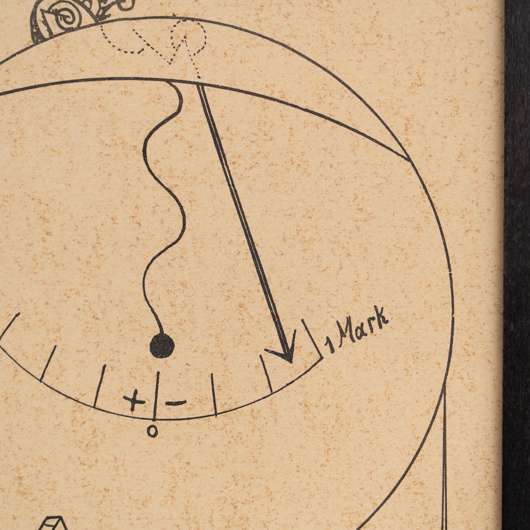 Max Ernst „Fiat Modes - Pereat Ars“ Gerahmter Dada-Kunstdruck mit Rahmen, 1970 (Papier) im Angebot