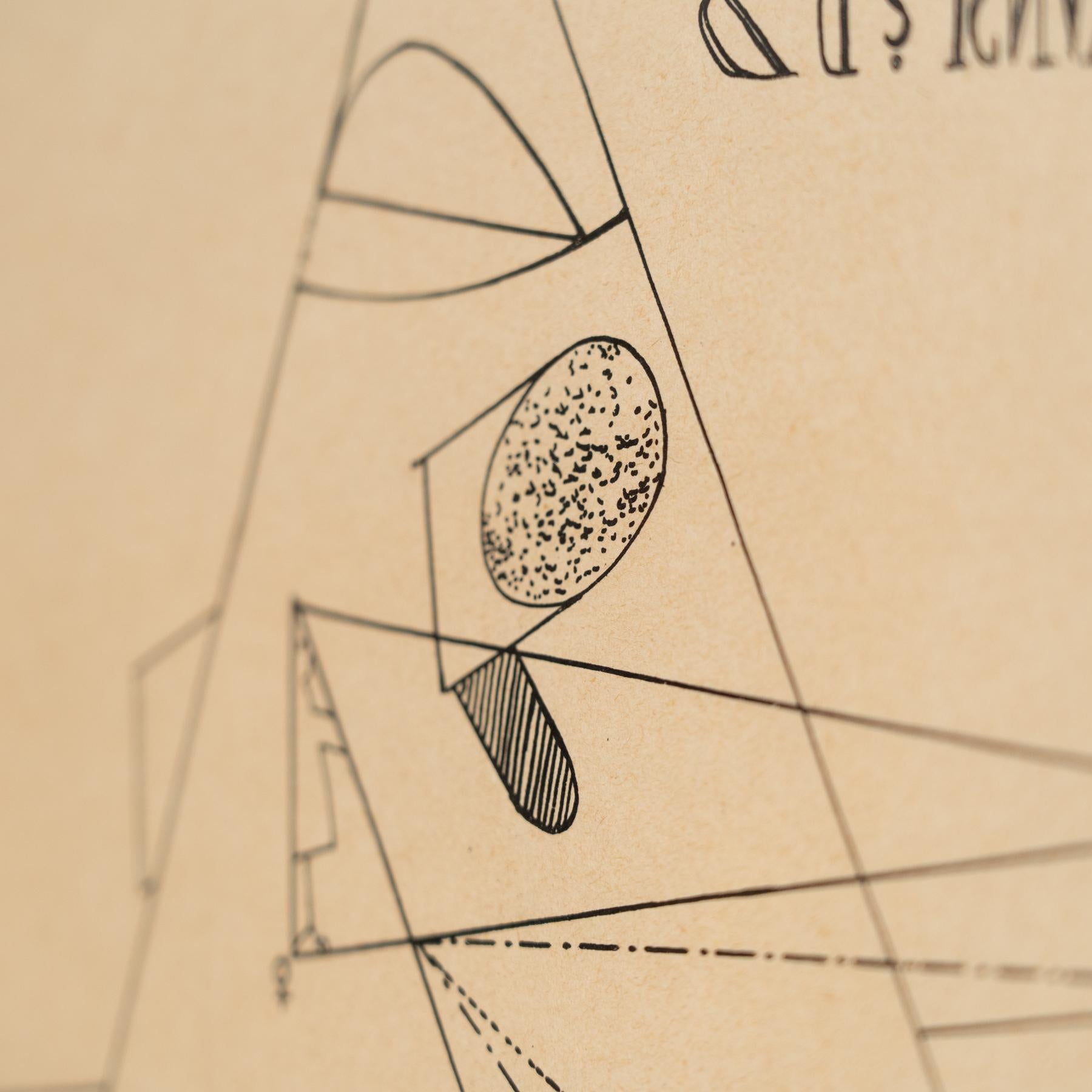 Max Ernst „Fiat Modes - Pereat Ars“ Gerahmter Dada-Kunstdruck mit Rahmen, 1970 im Angebot 2