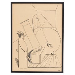 Max Ernst "Fiat Modes - Pereat Ars", œuvre d'art DADA encadrée, 1970
