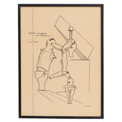 Max Ernst "Fiat Modes - Pereat Ars", œuvre d'art DADA encadrée, 1970