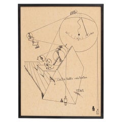 Max Ernst "Fiat Modes - Pereat Ars", œuvre d'art DADA encadrée, 1970