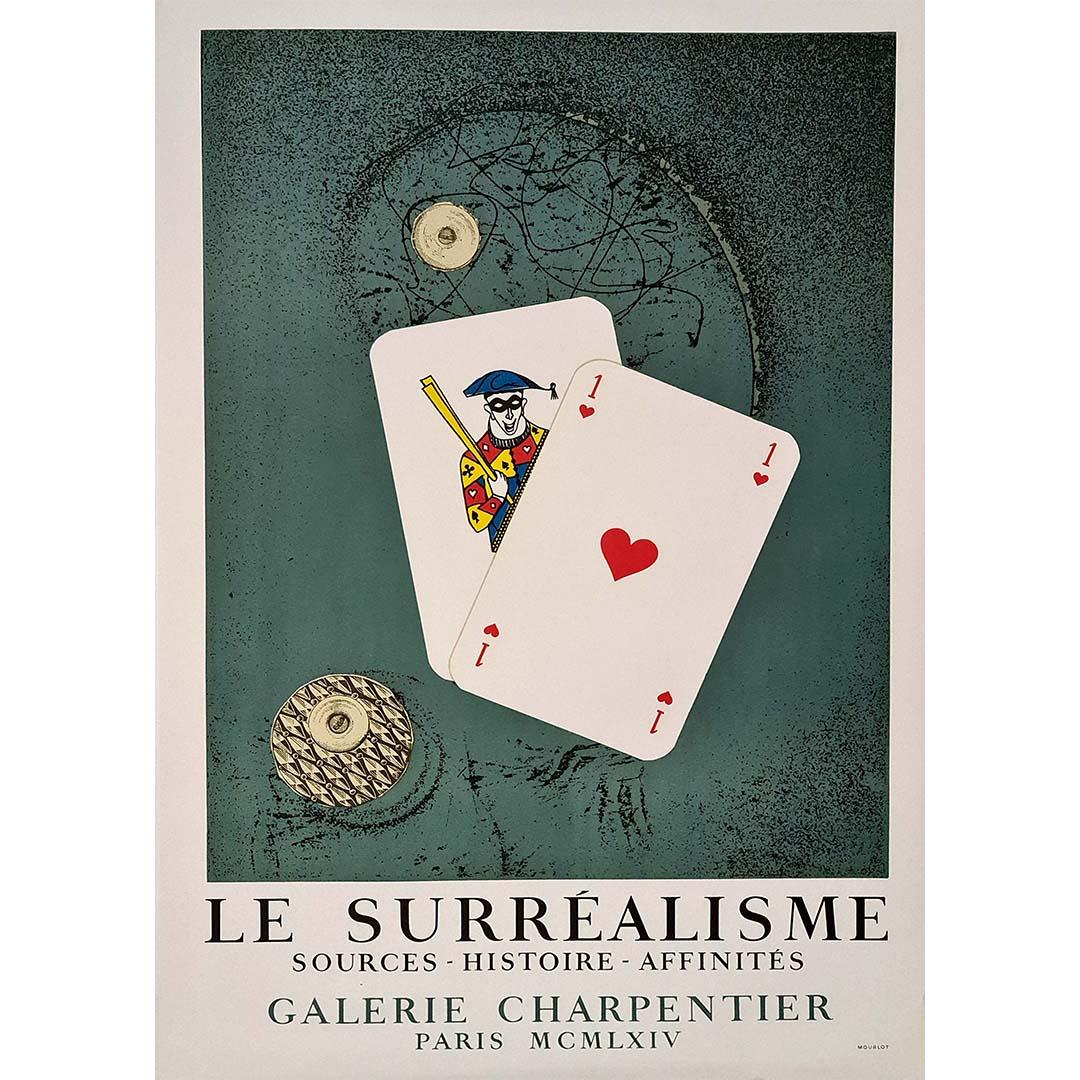 Affiche originale de Max Ernst pour une exposition sur le surréalisme, 1964 en vente 1