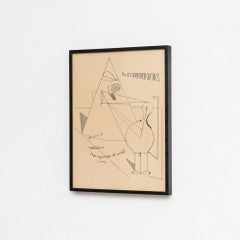 After Max Ernst, Fiat Modes - Pereat Ars, Framed Print, 1970
