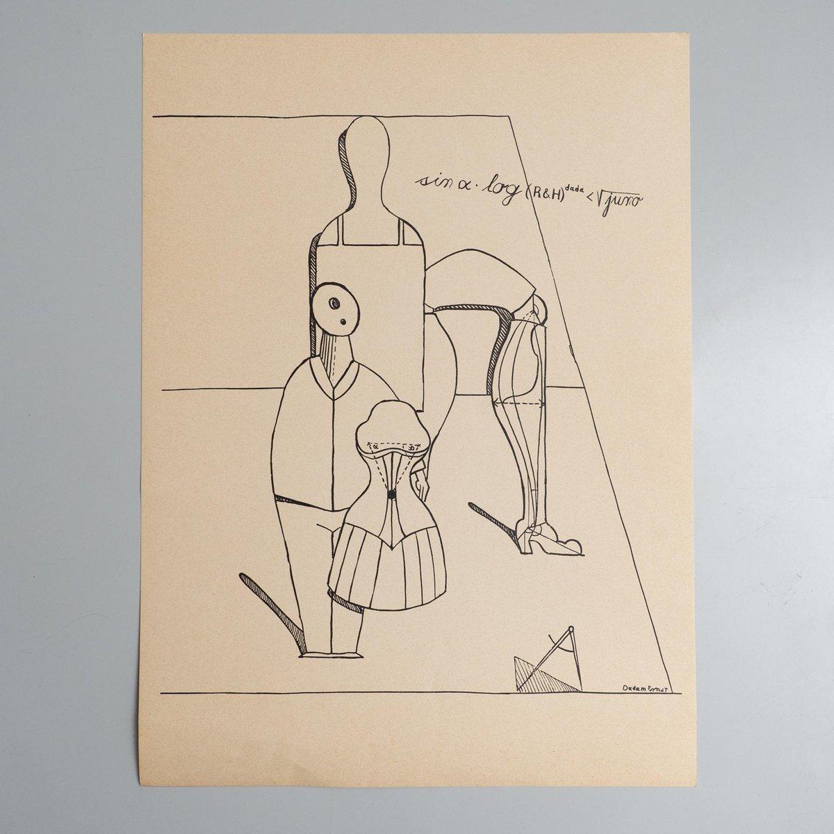 After Max Ernst, Fiat Modes - Pereat Ars, Print, 1970