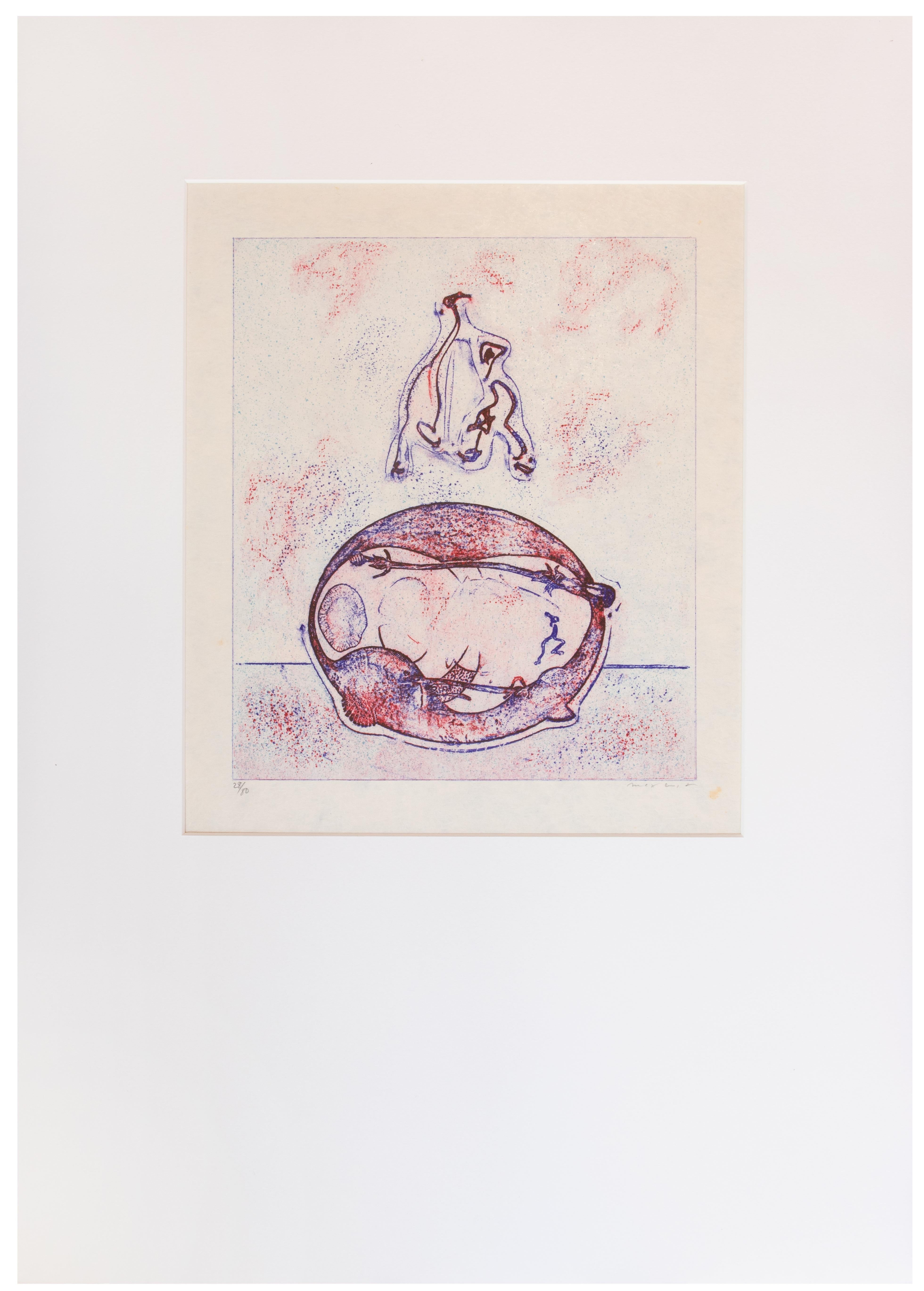 Après-moi le XX Siècle - Etching by Max Ernst - 1971 1