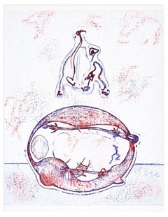 Après-moi le XX° siècle - Original Lithograph by Max Ernst - 1971