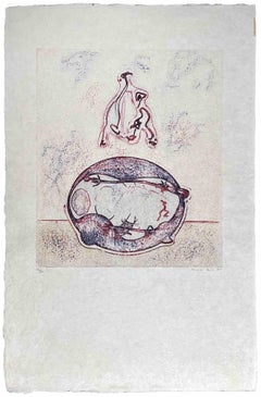 Après Moi le XXème Siècle - Lithograph by Max Ernst - 1971