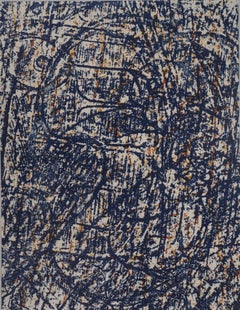 Blaue Vögel - Original-Lithografie (Leppien/Spies #89d):: 1962