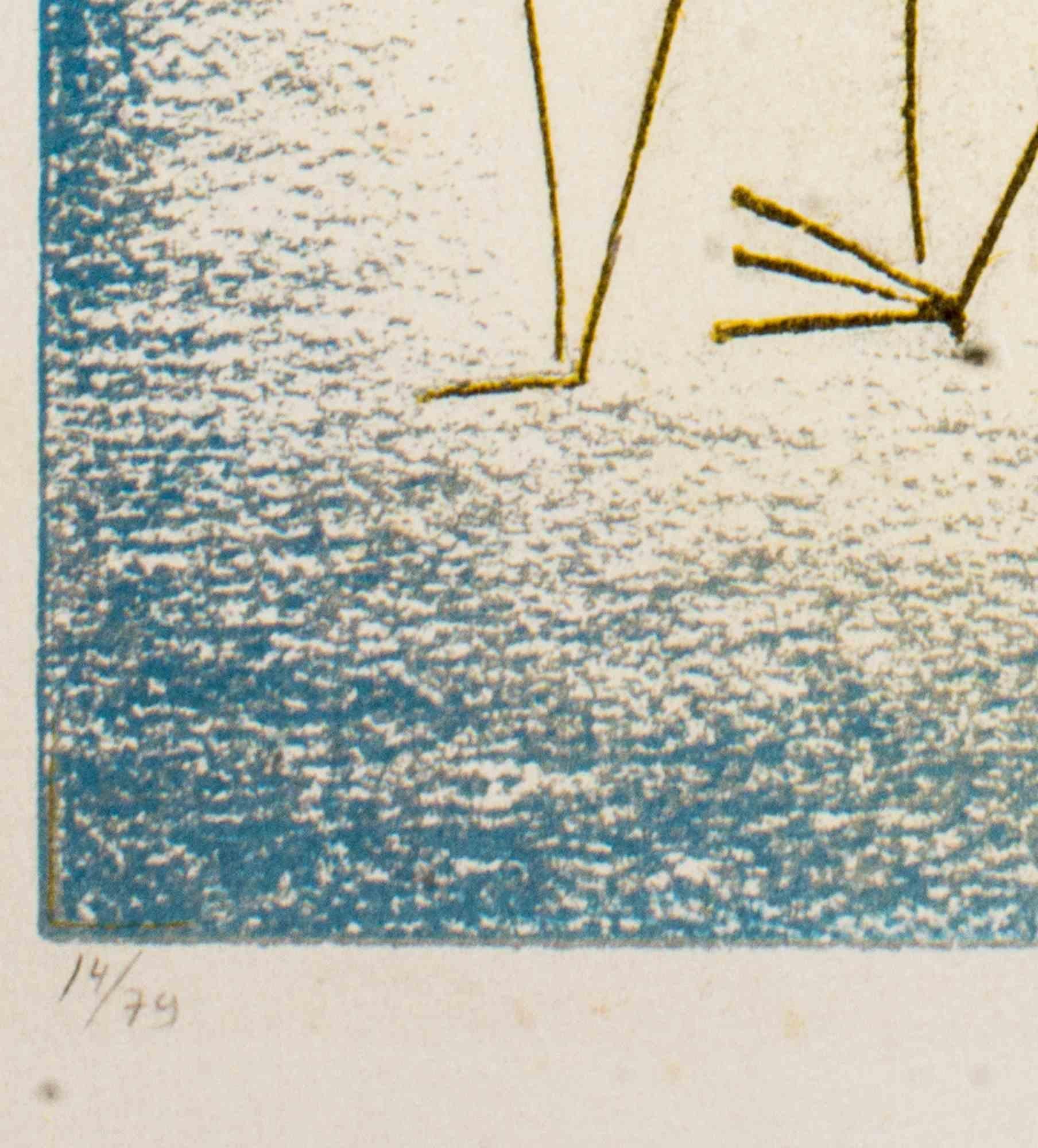 Komposition – aus „Festin“ – Radierung von Max Ernst – 1974 im Angebot 1