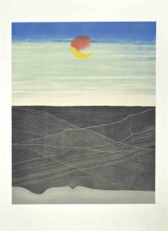 Komposition – Lithographie von Max Ernst – 1972