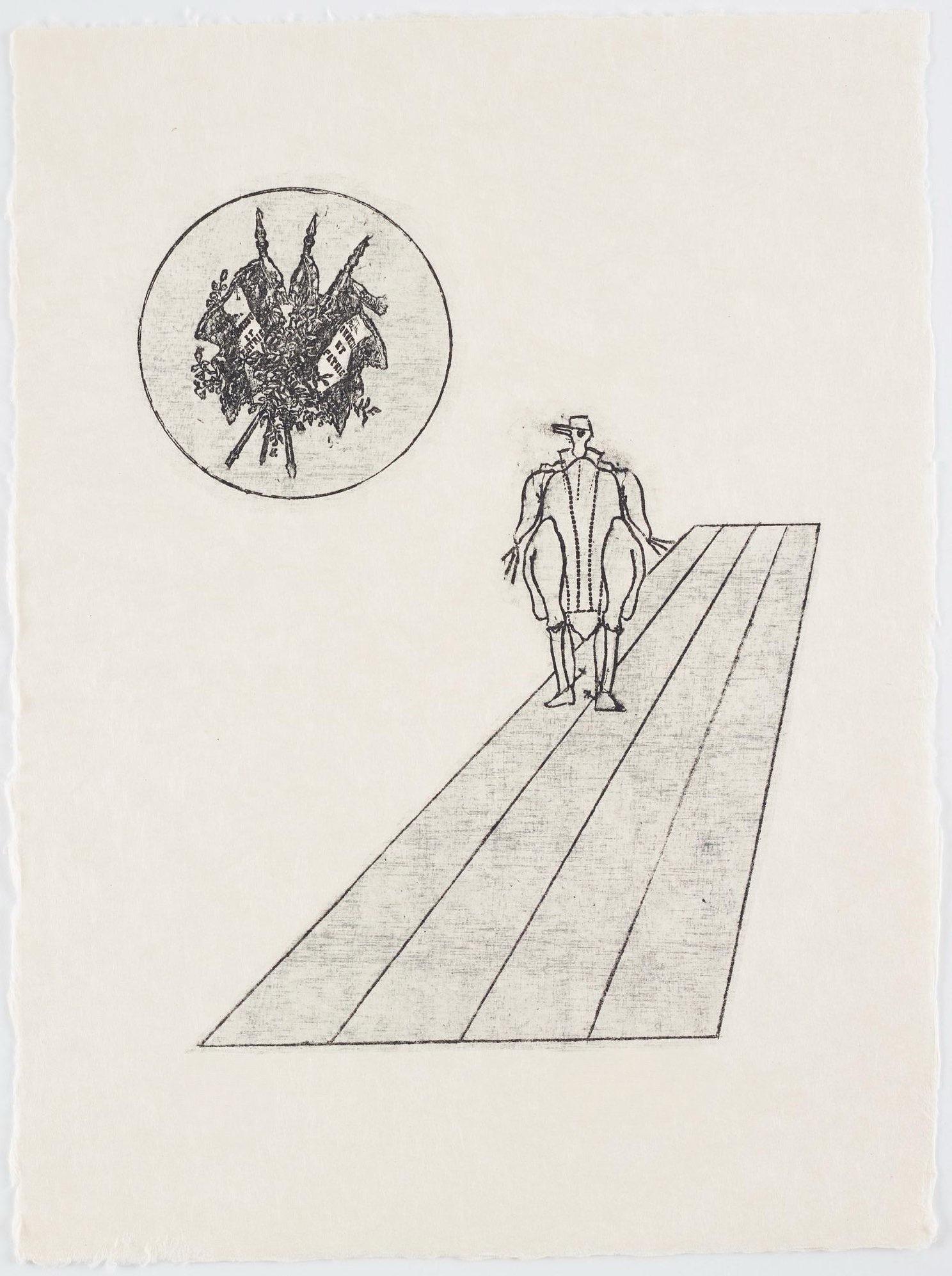 Composition (Spies/Leppien 218), La Ballade du Soldat, Max Ernst For Sale 4