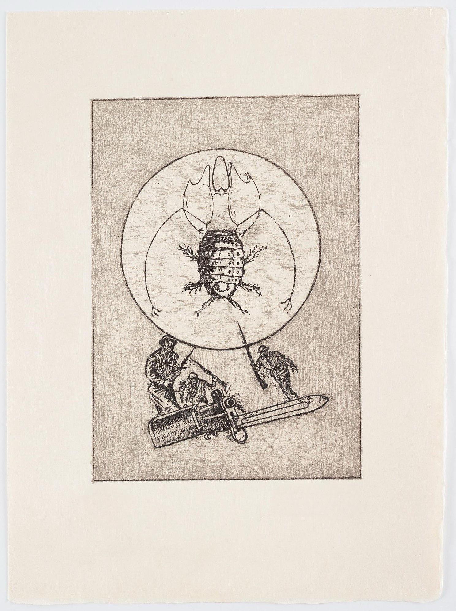 Composition (Spies/Leppien 218), La Ballade du Soldat, Max Ernst im Angebot 4
