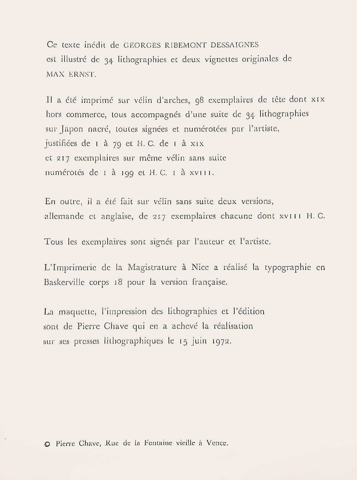 Composición (Spies/Leppien 218), La Ballade du Soldat, Max Ernst en venta 4