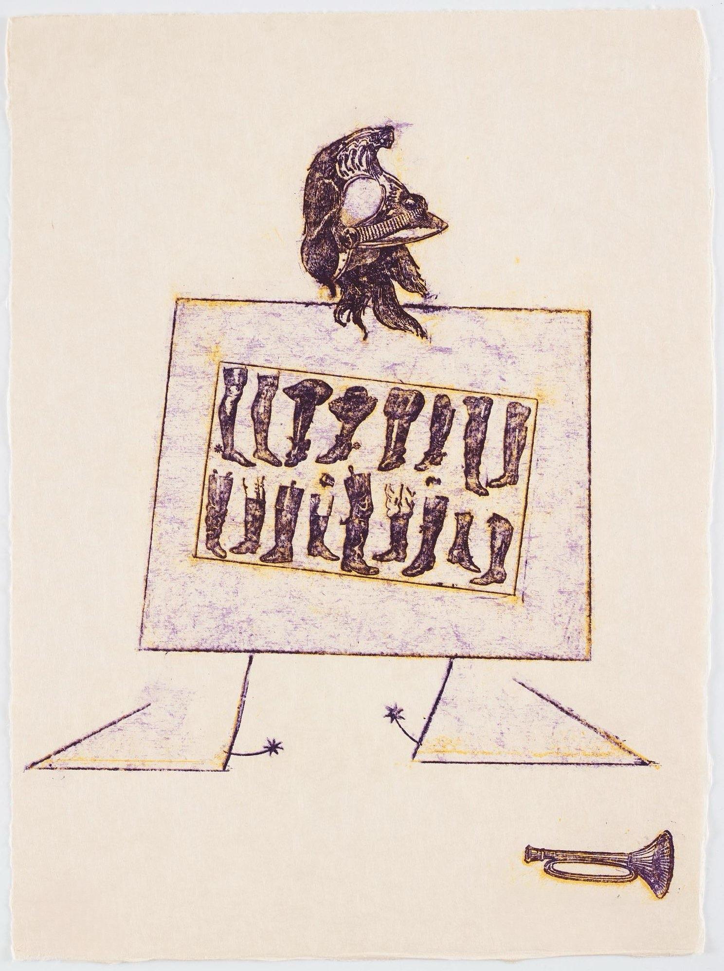Composition (Spies/Leppien 218), La Ballade du Soldat, Max Ernst For Sale 5
