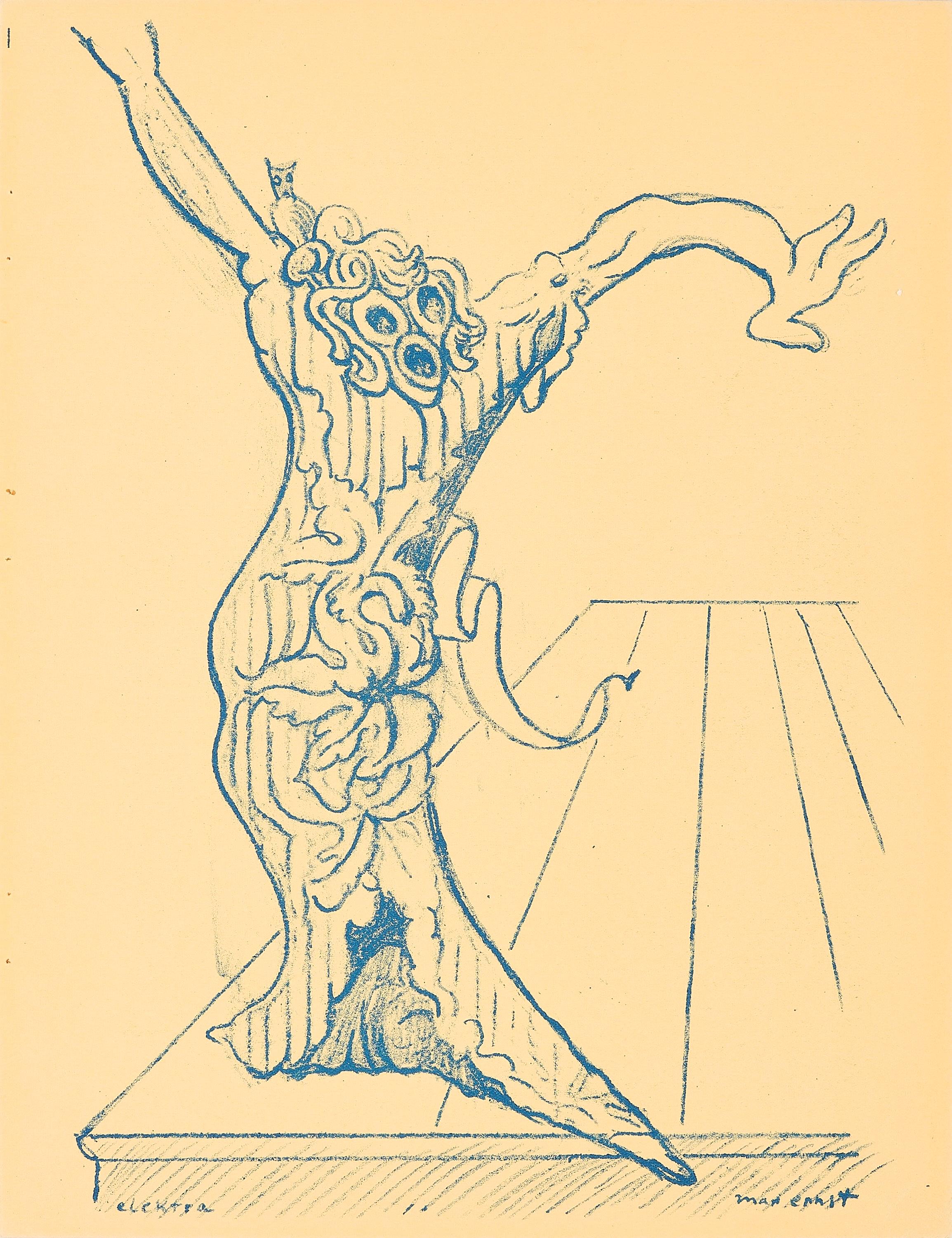 Landscape Print di Max Ernst - Electra (Spies/Leppien 21A), Società internazionale d'arte XXe siècle