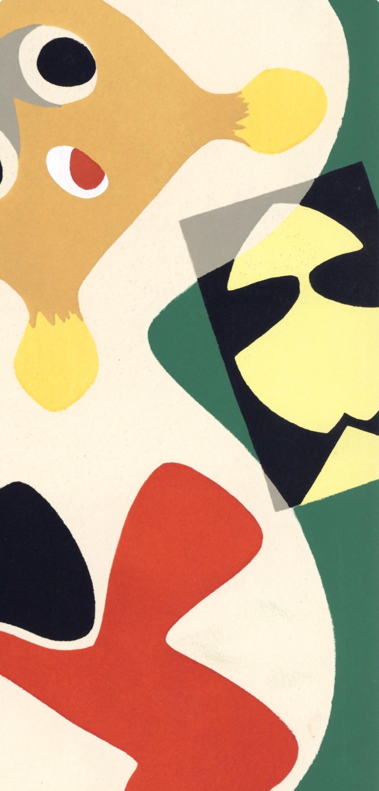 Ernst, Komposition, Cahiers d'Art (später) (Surrealismus), Print, von Max Ernst