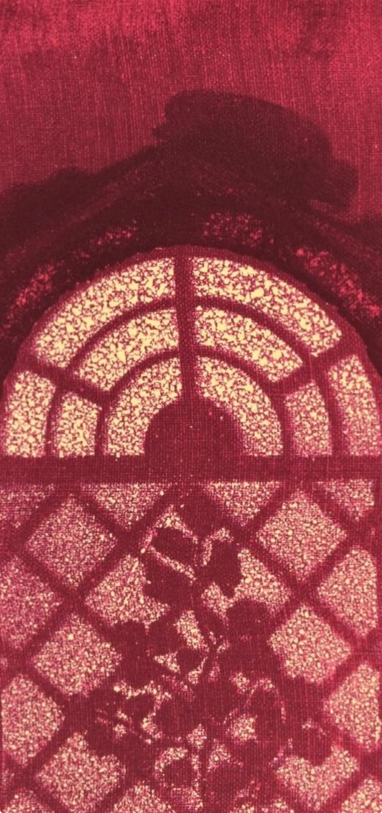 Ernst, Composition, Judith, Tragödie in drei Akten (d'après) - Rouge Abstract Print par Max Ernst