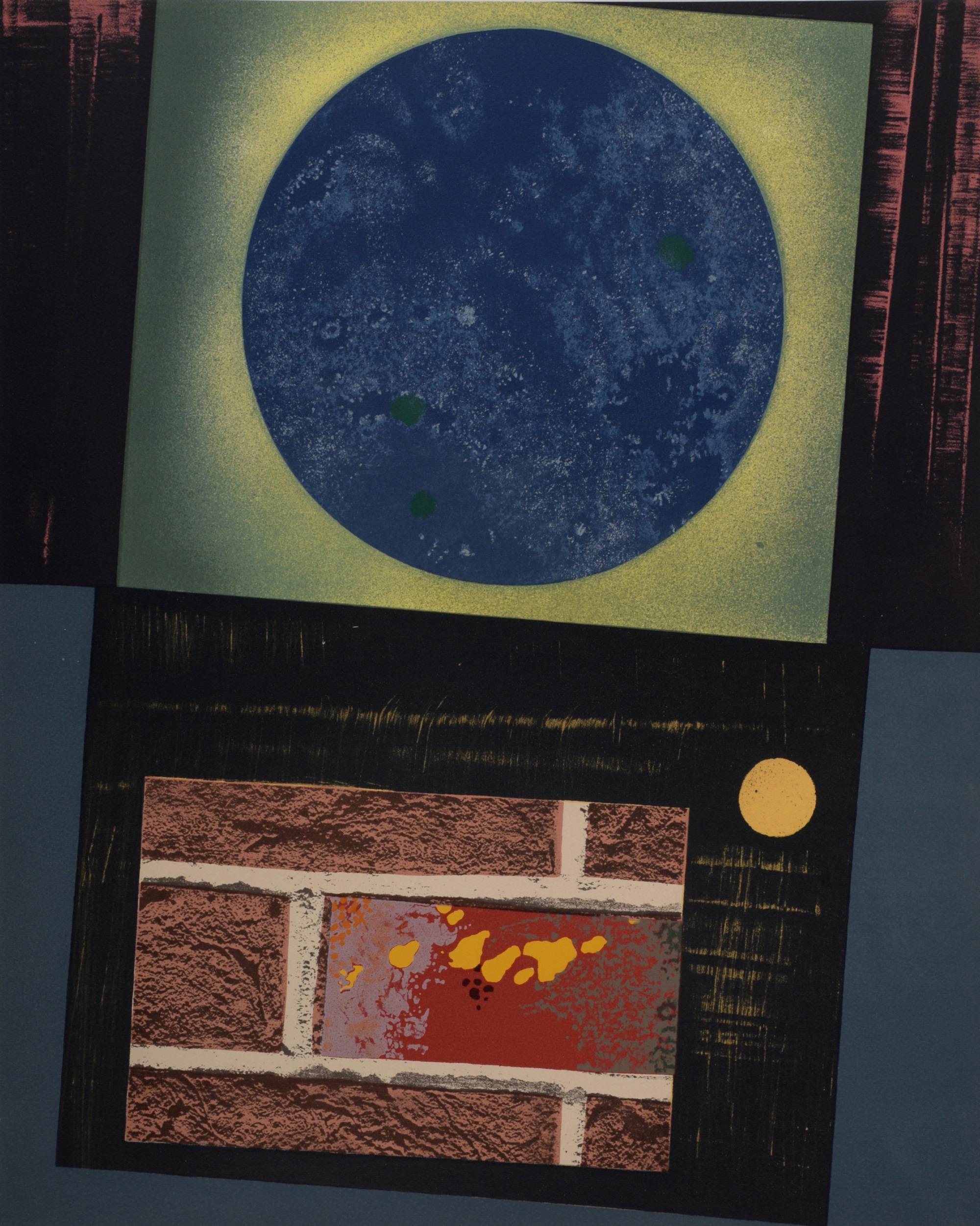 Max Ernst Landscape Print - Ernst, Composition (Monod 2619; Spies/Leppien A19/C), Dent Prompte (after)