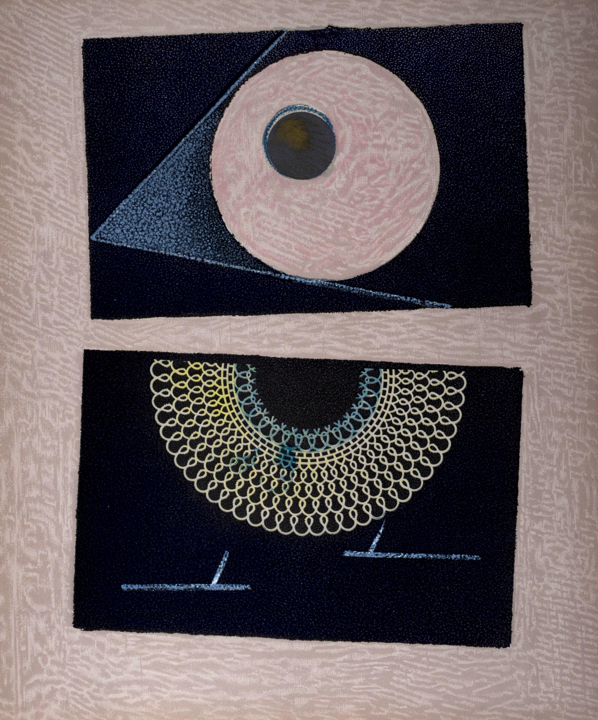 Max Ernst Figurative Print - Ernst, Composition (Monod 2619; Spies/Leppien A19/C), Dent Prompte (after)