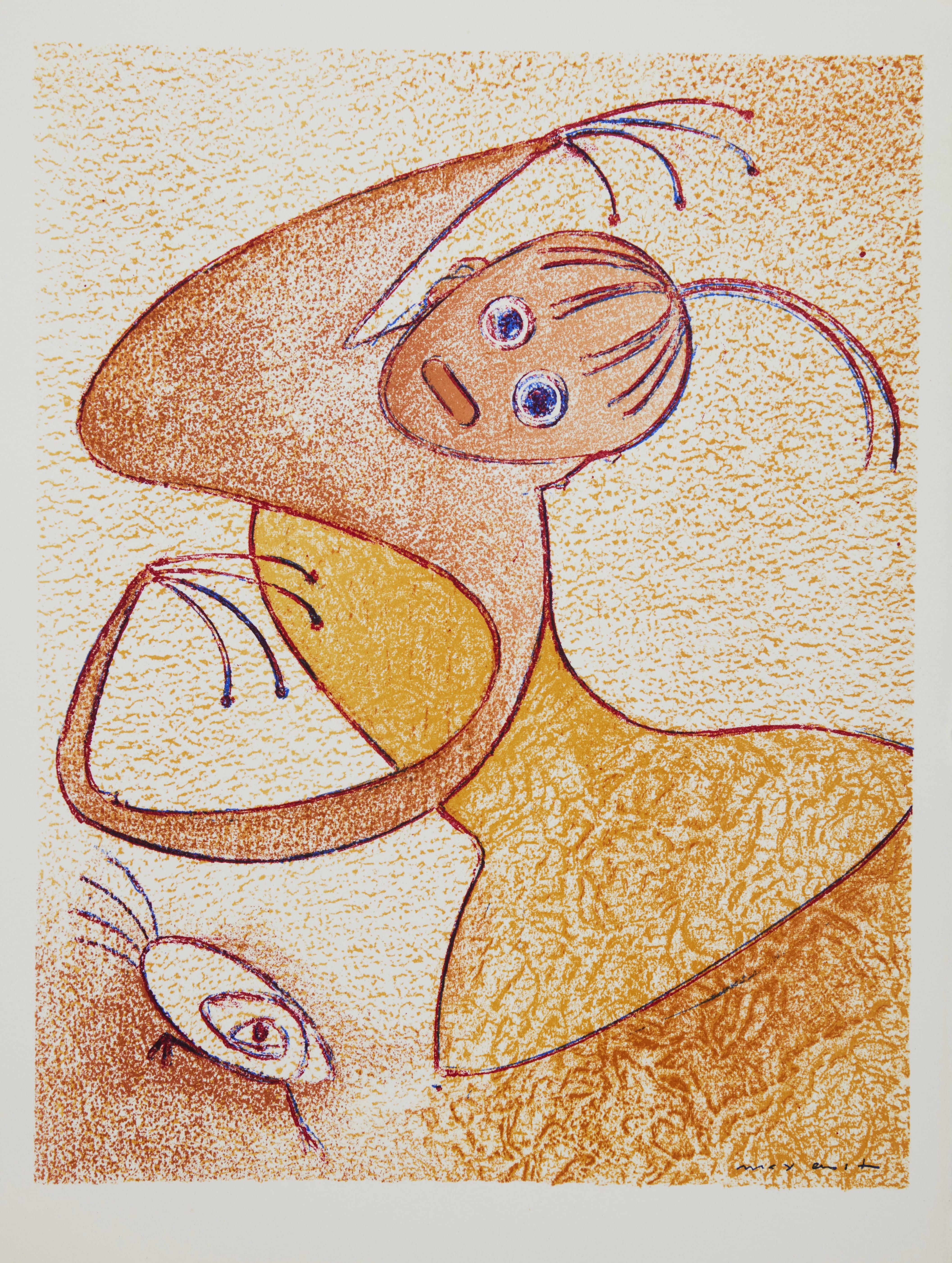 Ernst, Composition, San Lazzaro et ses Amis, XXe Siècle (after) For Sale 1