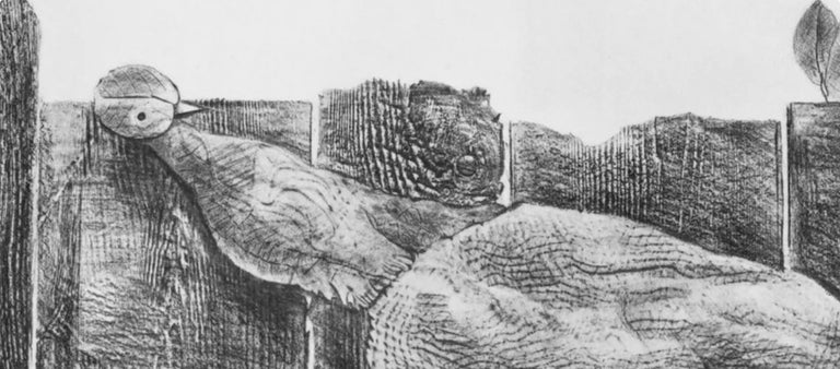 Max Ernst, In the Stable of the Sphinx, from Natural History, 1972