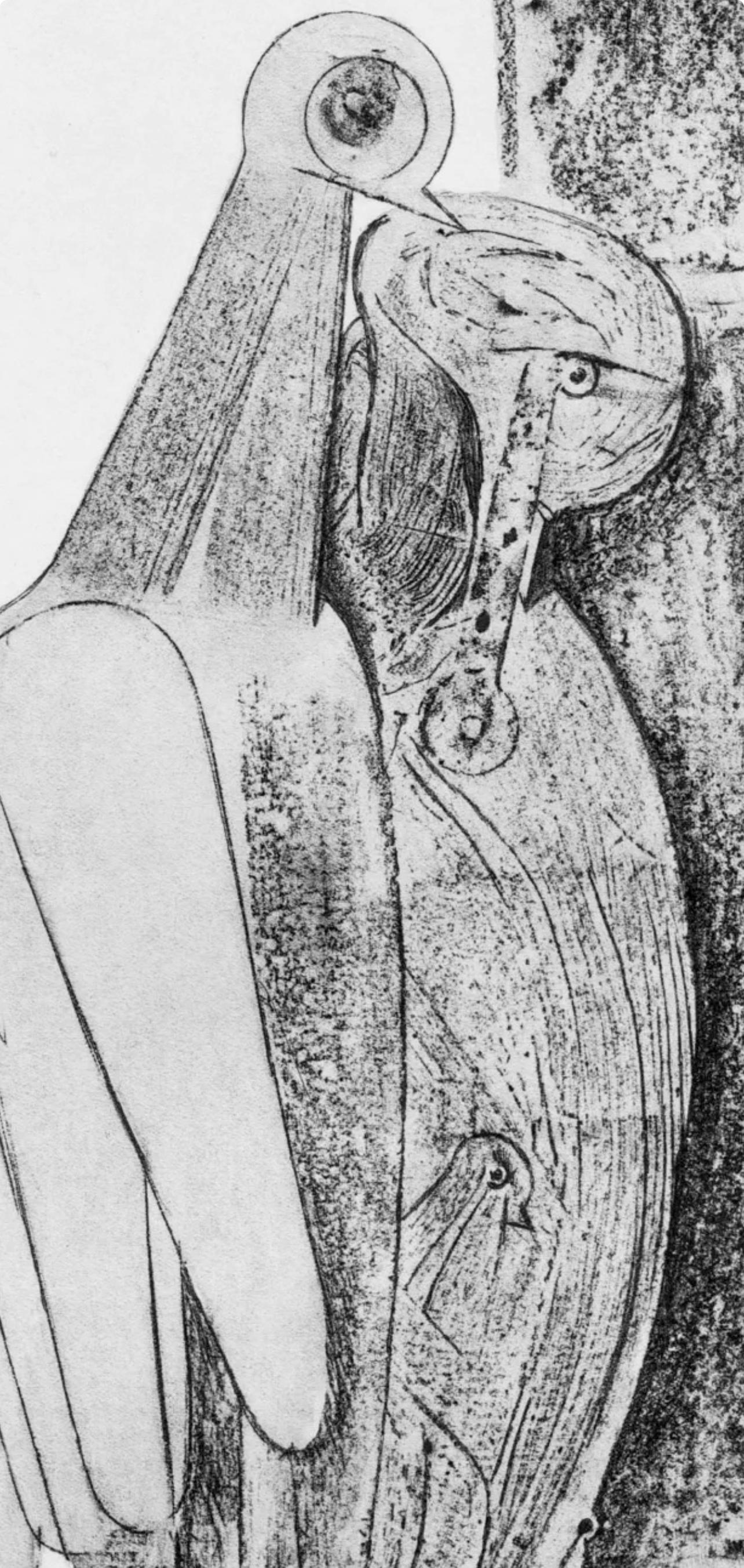 Ernst, Composition (Spies/Leppien 222), Histoire Naturelle (after) - Surrealist Print by Max Ernst