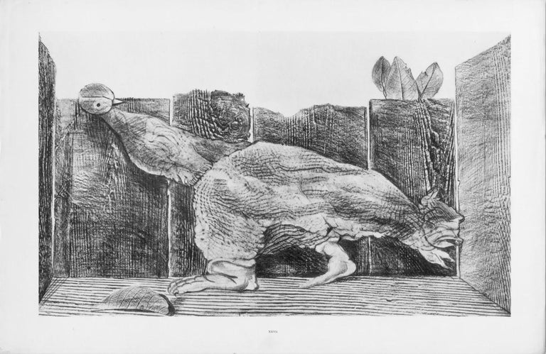 Max Ernst, In the Stable of the Sphinx, from Natural History, 1972