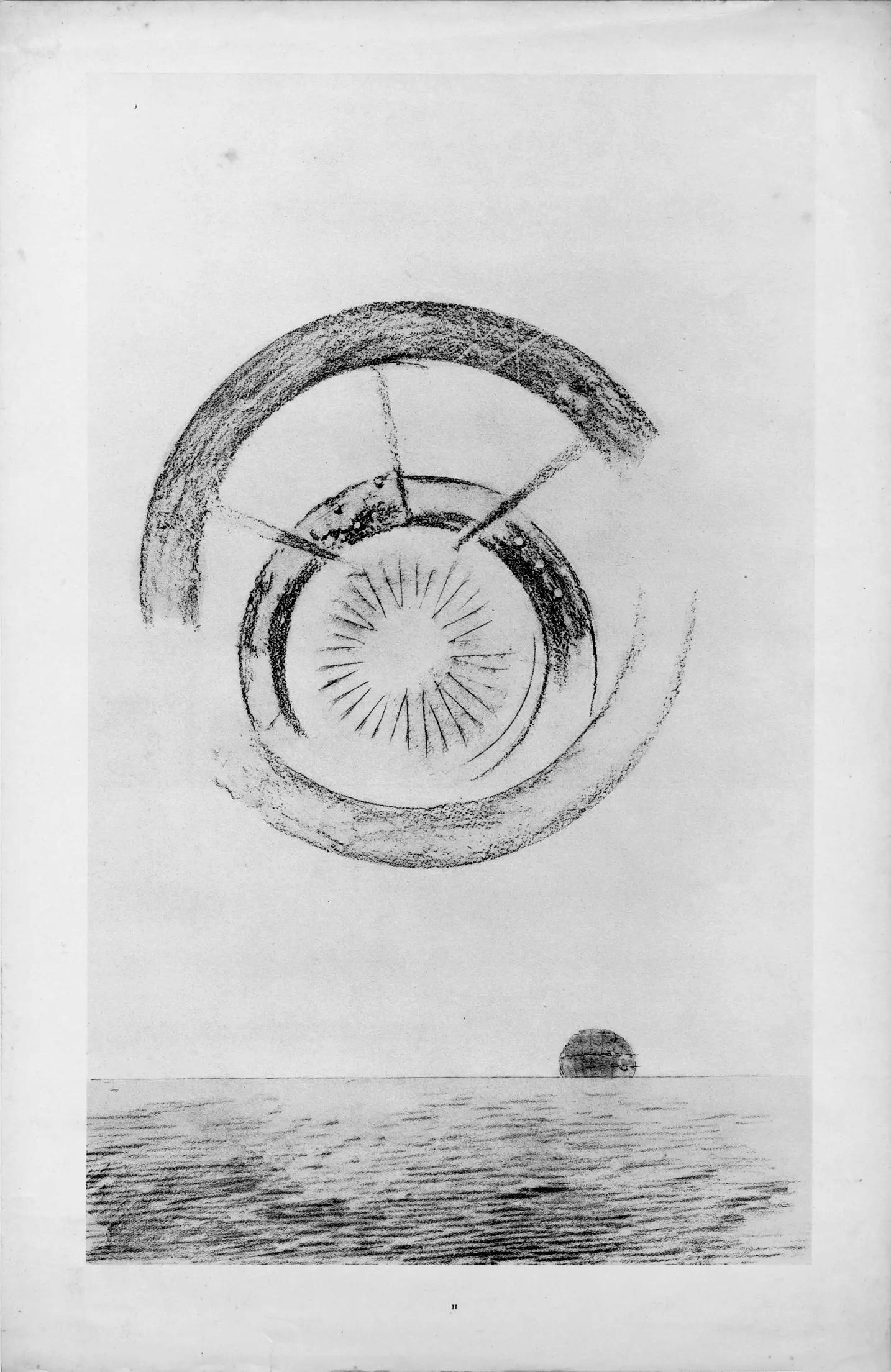 Ernst, Composition (Spies/Leppien 222), Histoire naturelle (après) - Gris Figurative Print par Max Ernst