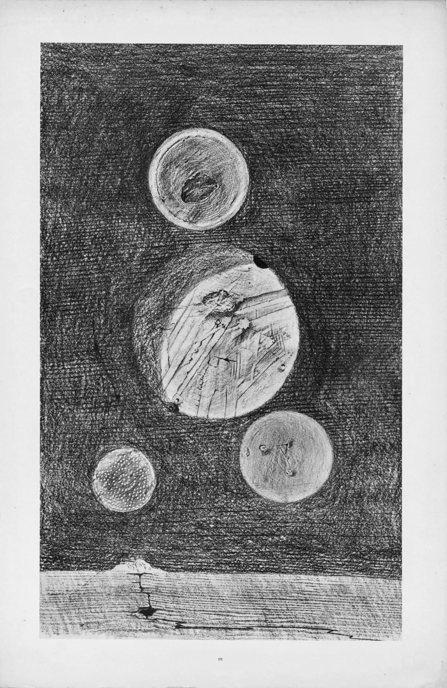 Ernst, Composition (Spies/Leppien 222), Histoire Naturelle (after) - Black Figurative Print by Max Ernst