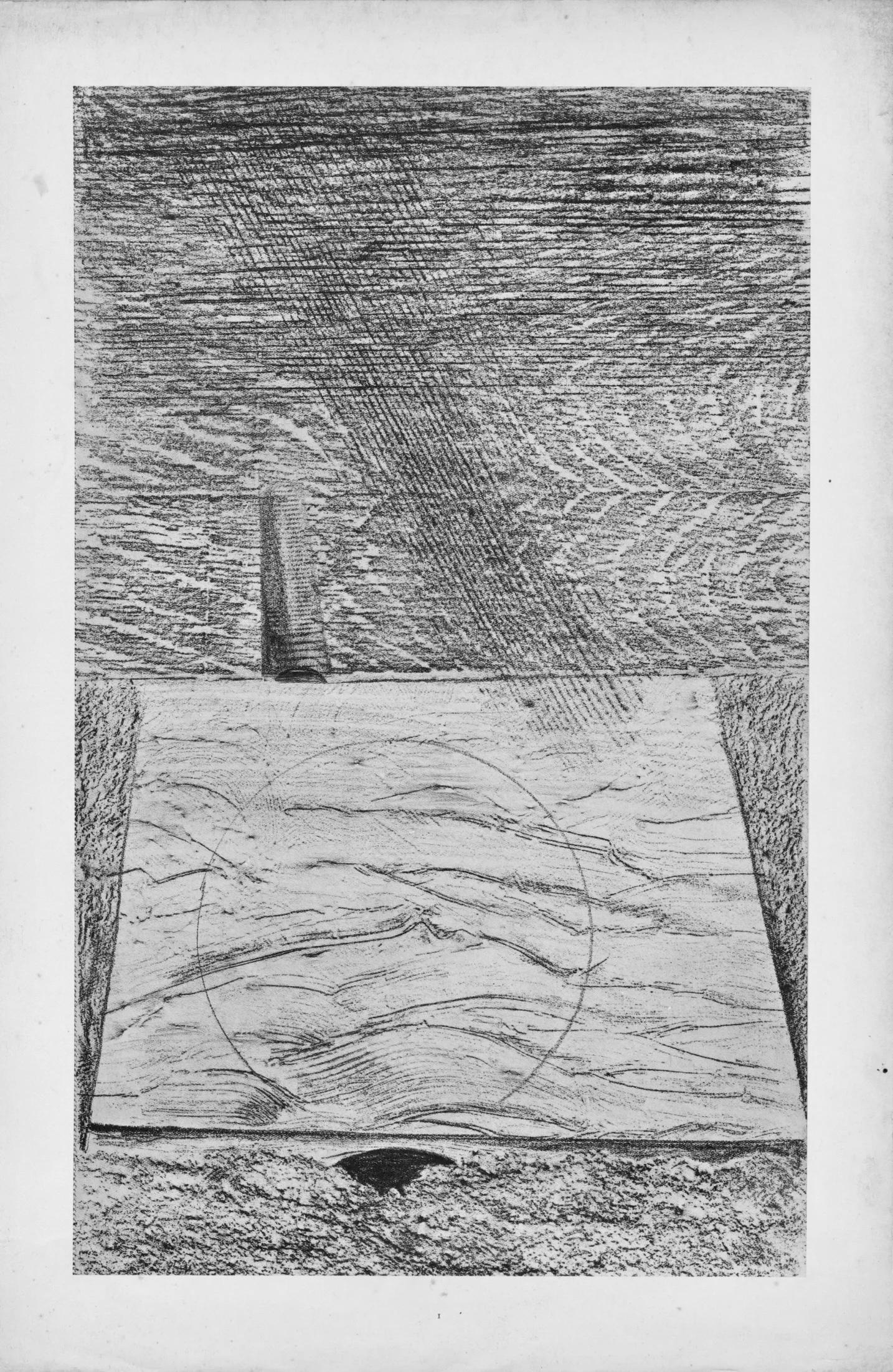 Ernst, Composition (Spies/Leppien 222), Histoire naturelle (après) - Gris Figurative Print par Max Ernst