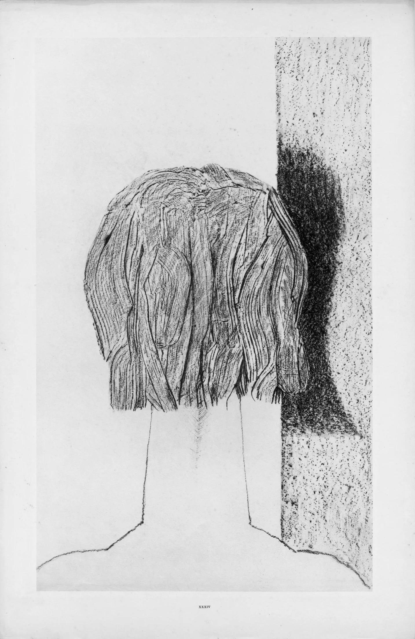 Ernst, Composition (Spies/Leppien 222), Histoire Naturelle (after) - Gray Landscape Print by Max Ernst