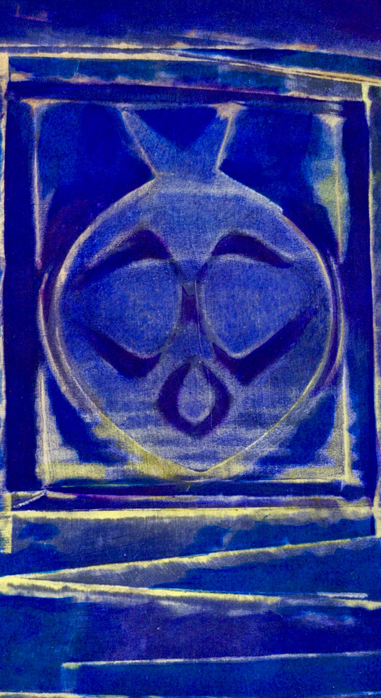 Ernst, Vase bleue, XXe Siècle (after) - Print by Max Ernst