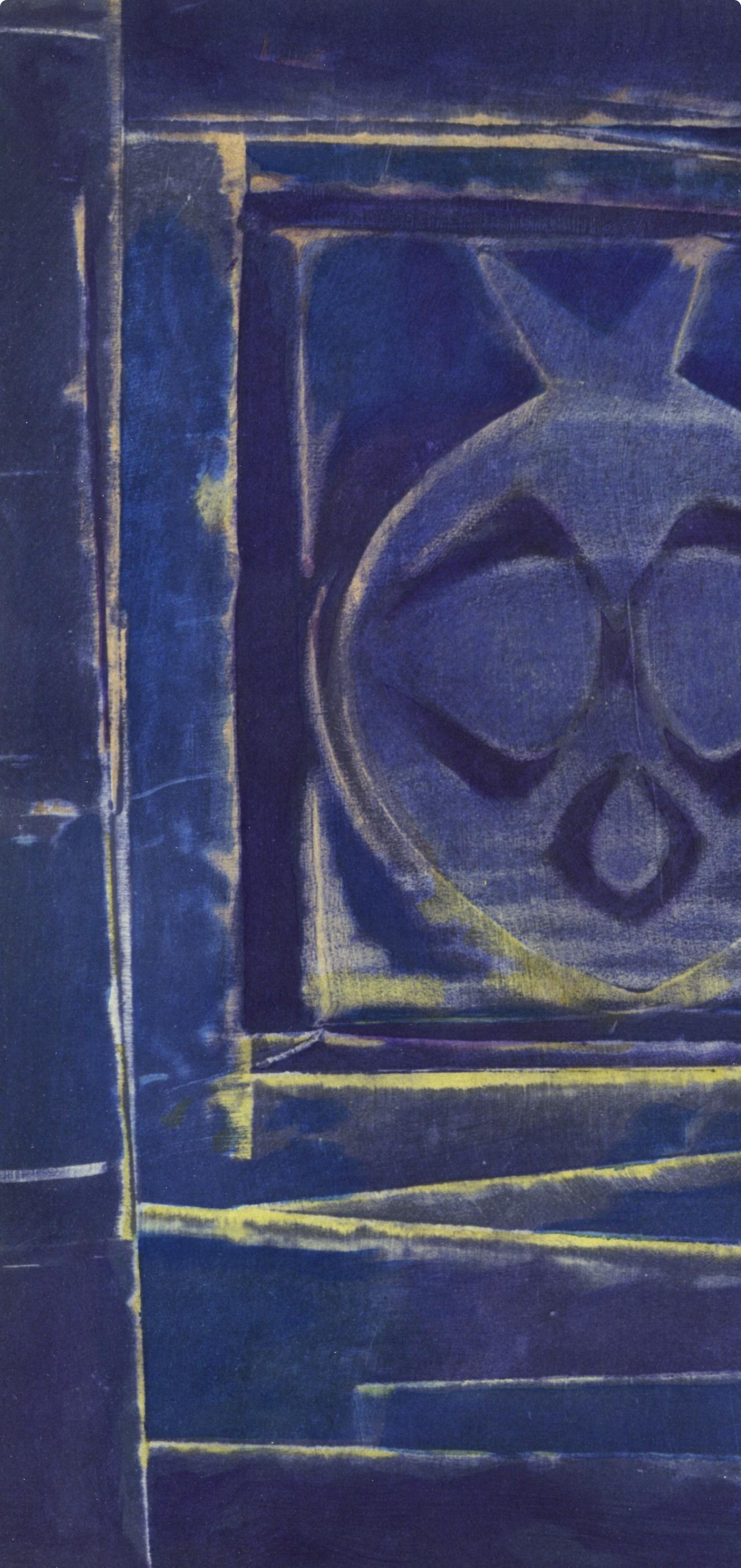 Ernst, Vase bleue, XXe Siècle (after) - Surrealist Print by Max Ernst