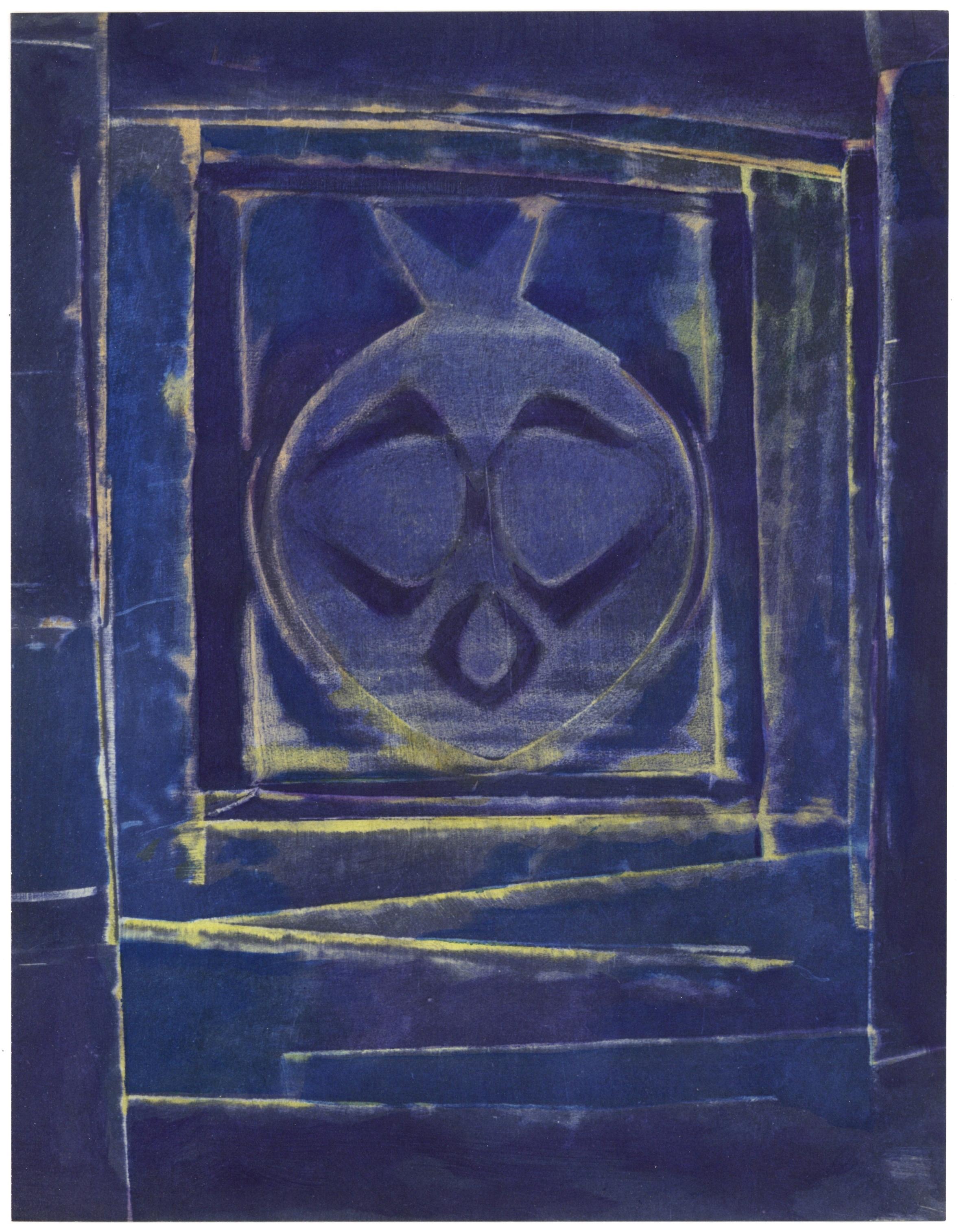 Ernst, Vase bleue, XXe Siècle (after) For Sale 1