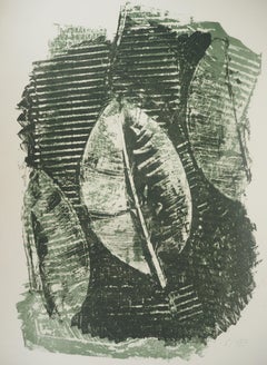 Ficus Elastica – Original-Lithographie – Limitierte Auflage von 25 Exemplaren