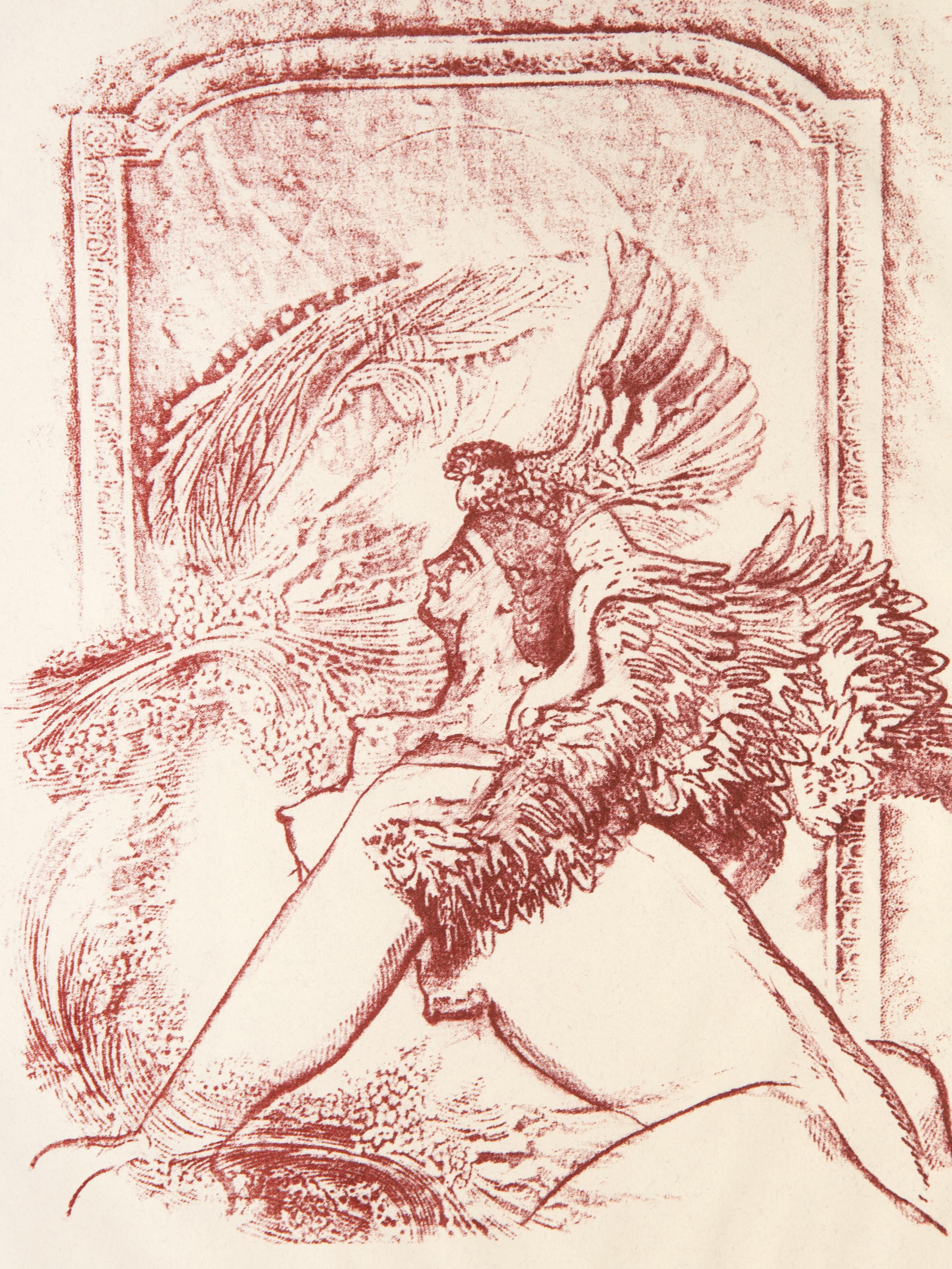 Cartel de exposición colectiva, Cartel litografía surrealista de Max Ernst en venta 1