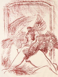 Group Exhibition Poster, Surrealist Lithograph Poster by Max Ernst